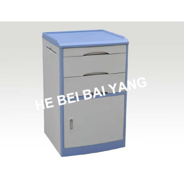 (C-102) Cabinet de chevet ABS avec bord bleu